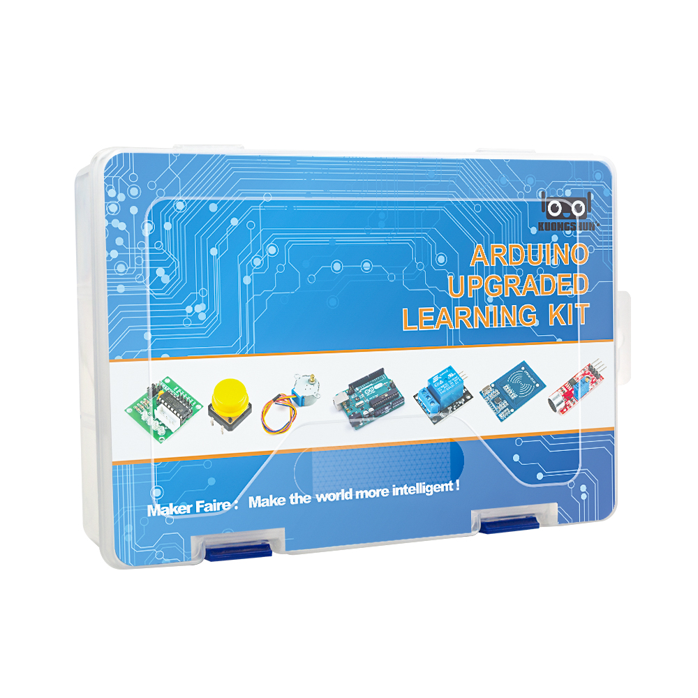 Обучающий набор Arduino UNO R3 DIP без фирменного логотипа и батарейки крона 9В